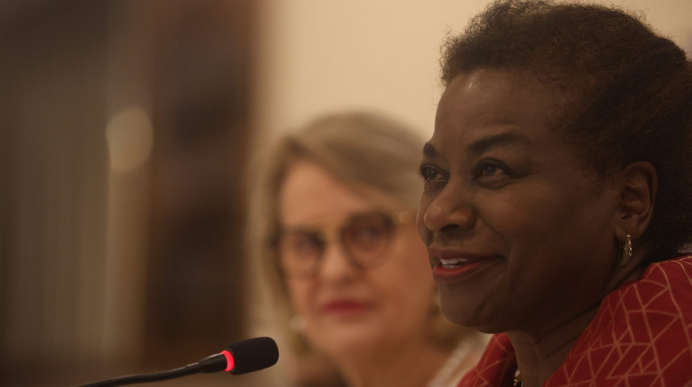 UNFPA Executive Director, Dr. Natalia Kanem delivering her Keynote Address