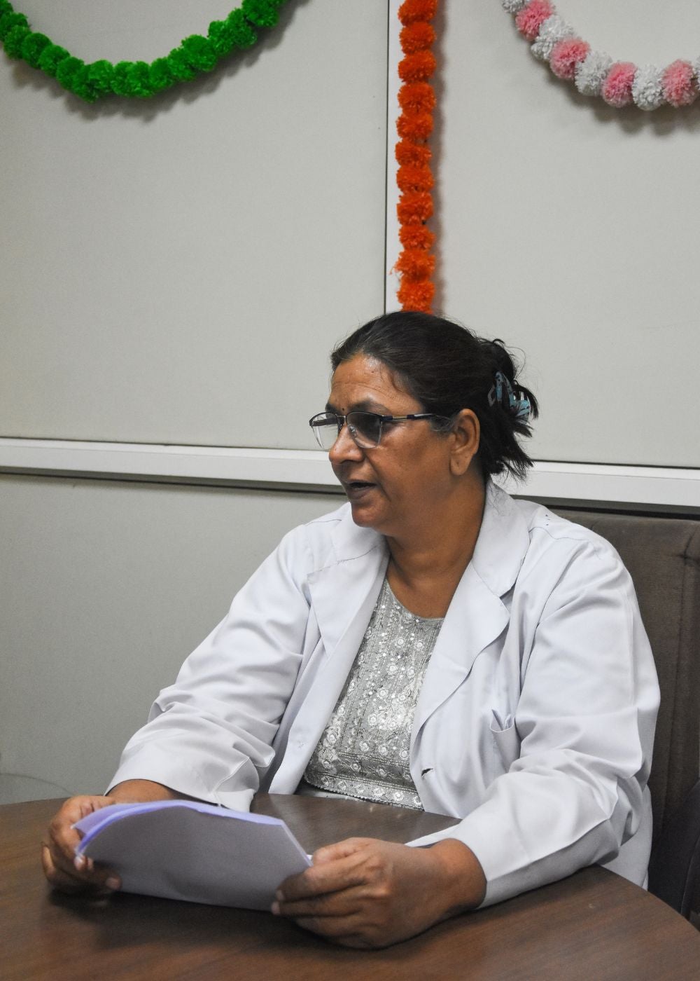 Figure 5: Dr. Indira Lamba, Professor (OBGY), SMS Medical College, and Nodal Officer and Medical Preceptor for the Midwifery Services Initiative