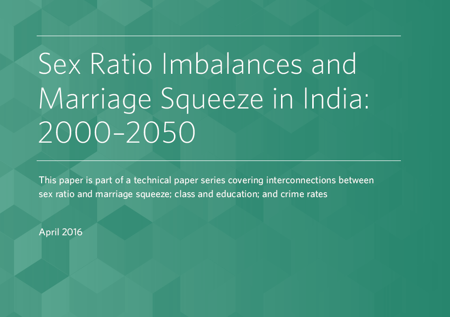 Unfpa India Sex Ratio Imbalances And Marriage Squeeze In India 2000 2050