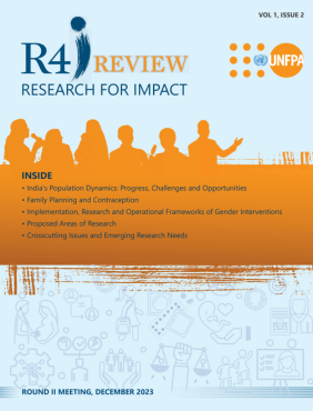 Title: R4J Review Subtitle: Research for Impact Publisher: UNFPA Volume: 1 Issue: 2 Event: ROUND II MEETING, DECEMBER 2023