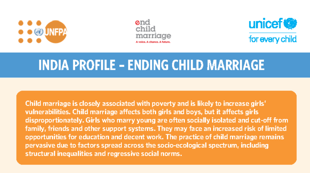 India Profile - Ending Child Marriage