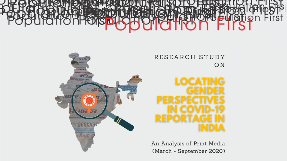 Research Study on Locating Gender Perspective in COVID-19 Reportage in India