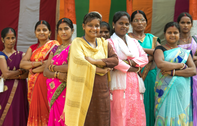 An image of a group of women and girls 