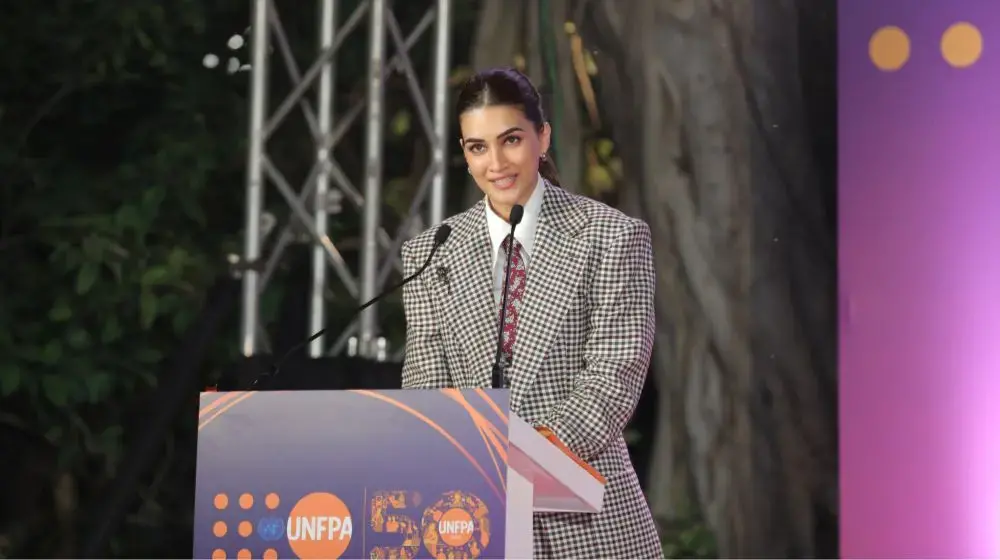  Kriti Sanon: Actor, Producer, Entrepreneur, and Gender Equality Advocate Speaks at UNFPA 50 & Beyond Celebration  