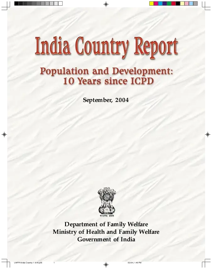 India Country Report