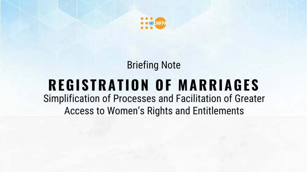 Registration of Marriages